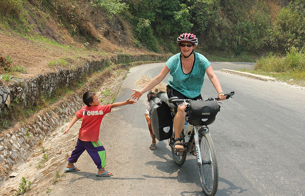 cycling in laos