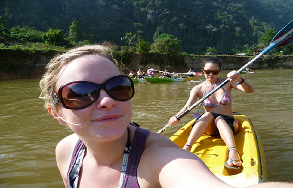 Nam Xeuang kayaking